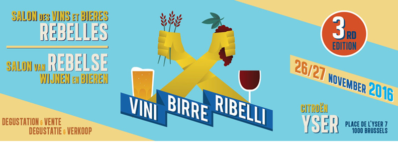 Tripel B a Vini Birre Ribelli 2016 a Bruxelles per la proclamazione delle birre Lambic come presidio Slow Food