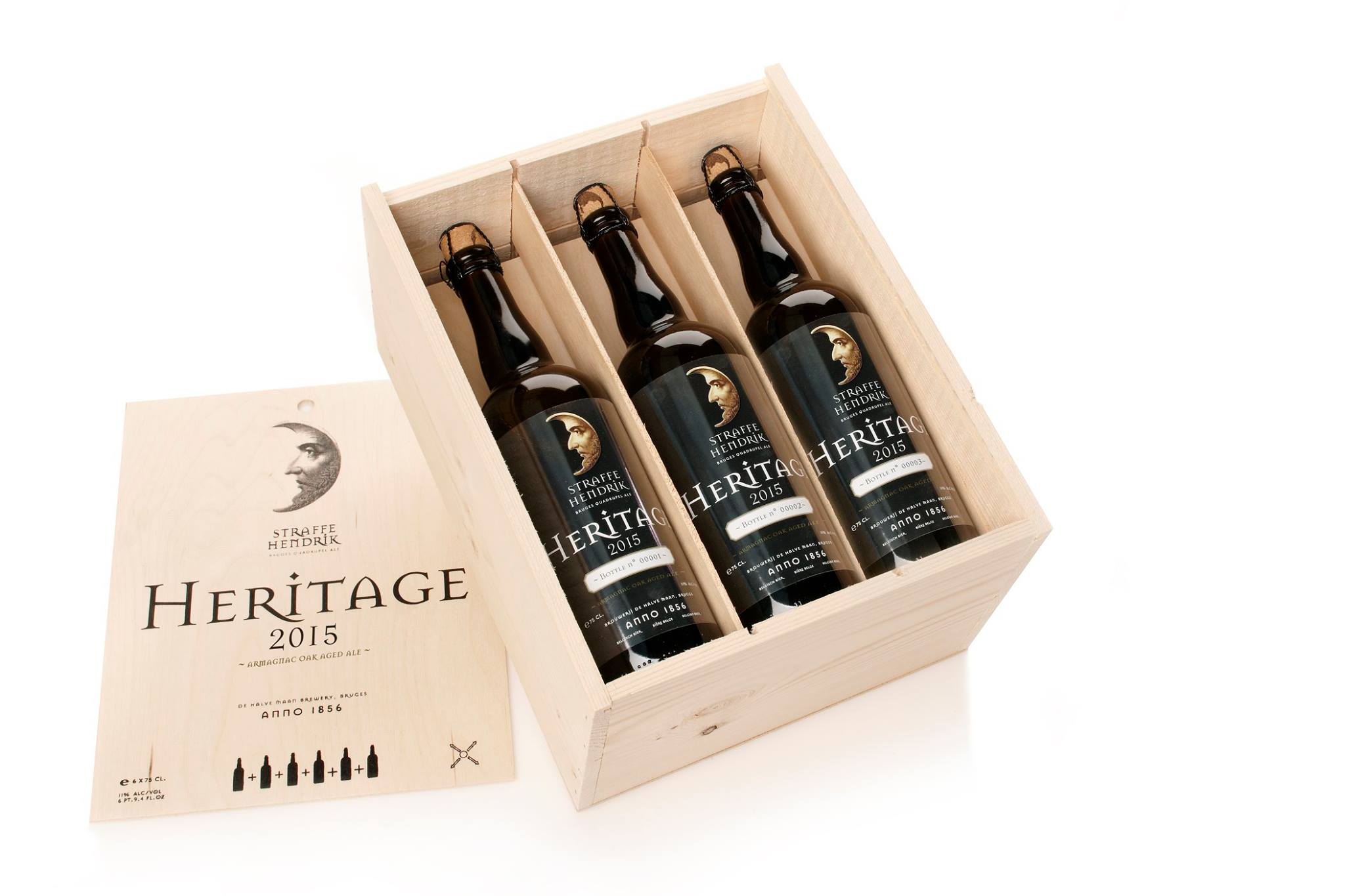 La Straffe Hendrik Geritage 2015 di De Halve Maan si può trovare da Tripel B a Torino, in edizione limitata e numerata in eleganti cofanetti di legno